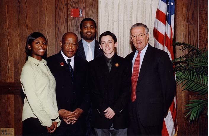 Image 20 - JohnLewis&studentsstanding.jpg Image 20 - JohnLewis&studentsstanding.jpg