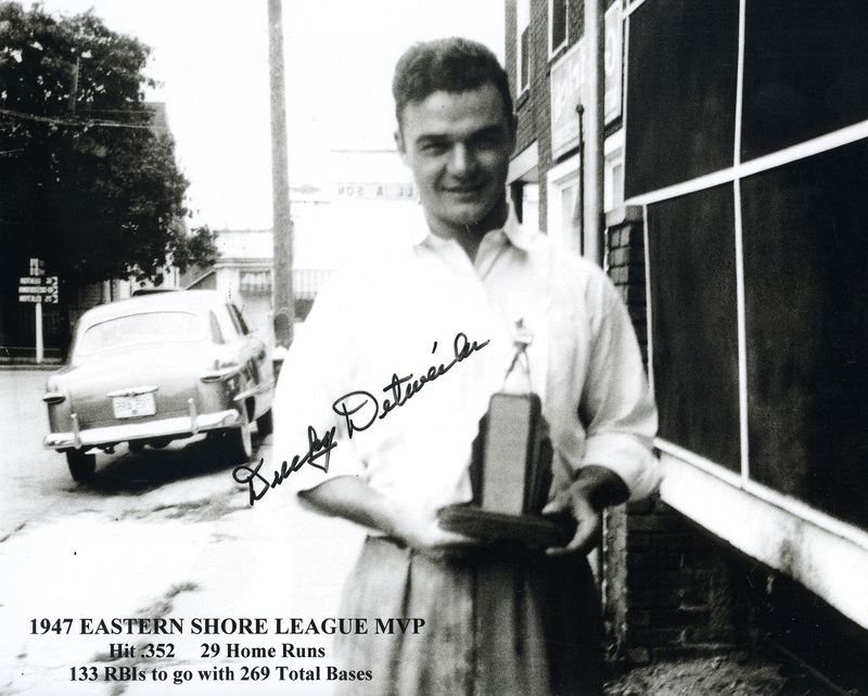 22 - Ducky Detweiler with MVP trophy, 1947.jpg 22 - Ducky Detweiler with MVP trophy, 1947.jpg