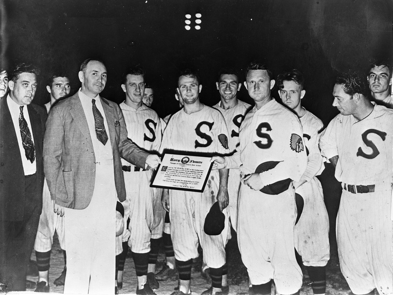 40 - Jake Flowers being presented with an award fo Minor League Manager of the Year, 1937.jpg 40 - Jake Flowers being presented with an award fo Minor League Manager of the Year, 1937.jpg