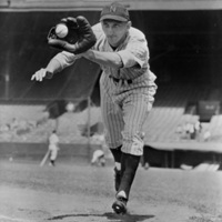 Gene Corbett playing for the Newark Bears